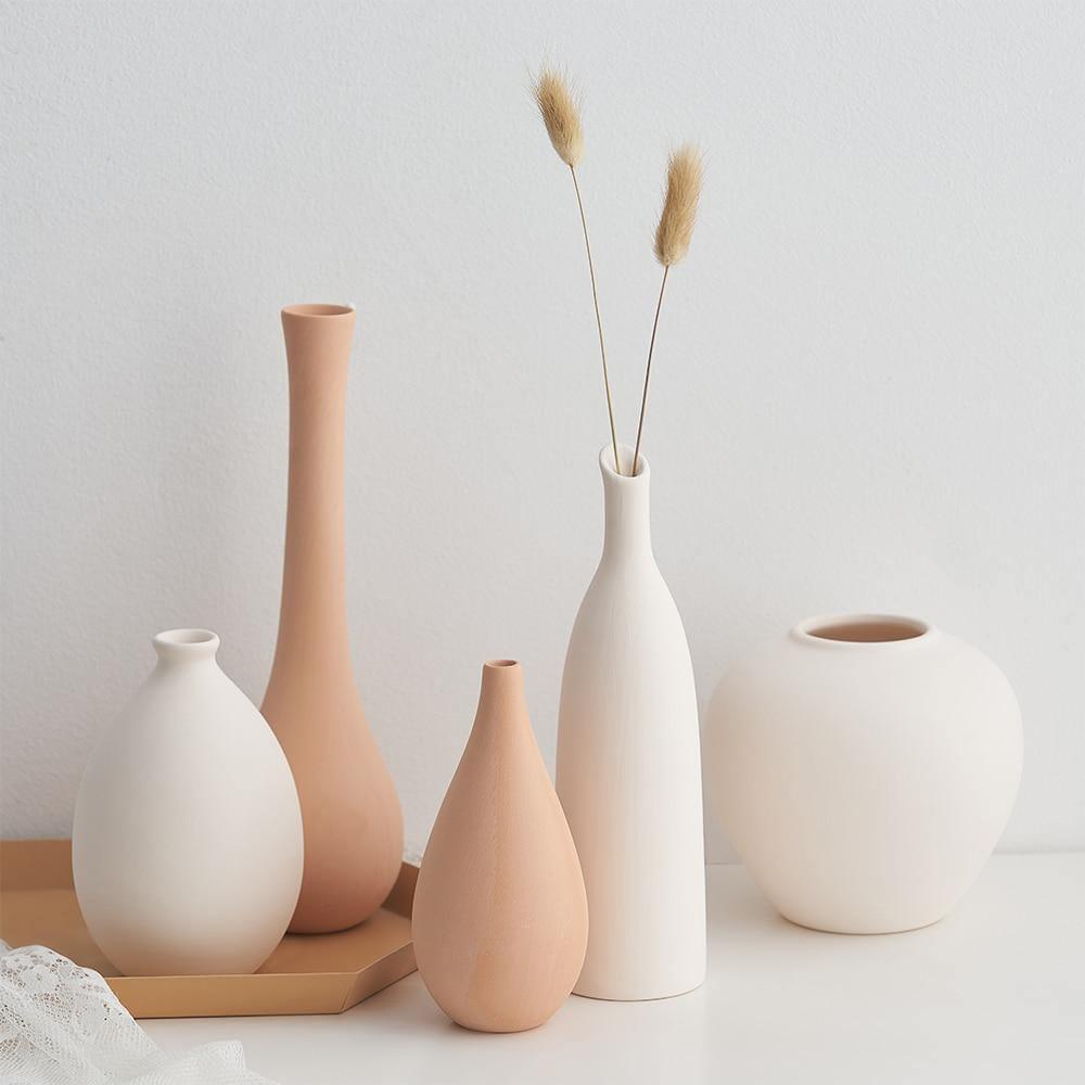 Neutral Ceramic Vases